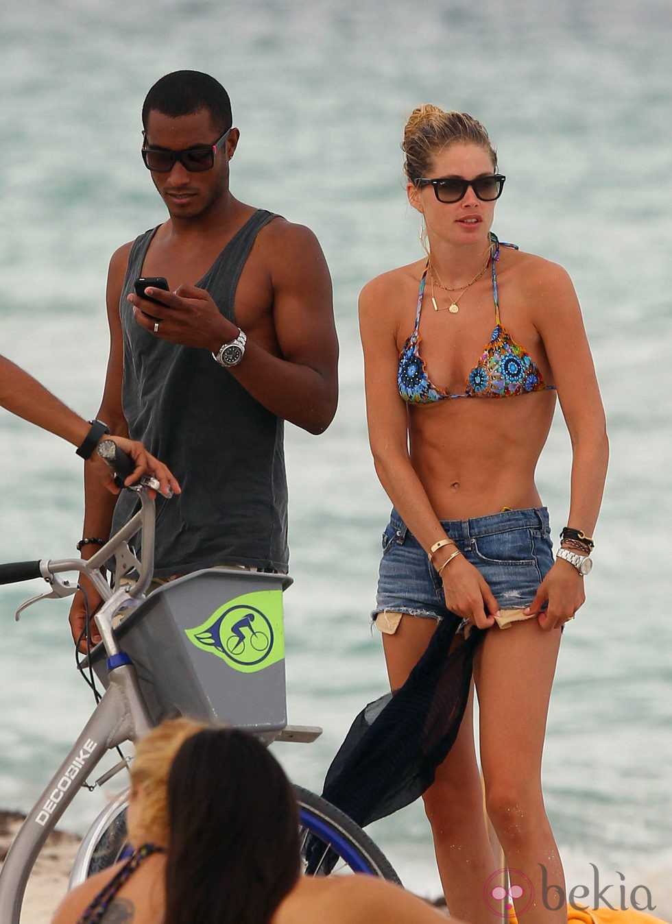 Doutzen Kroes y su marido Sunnery James, de vacaciones en Miami
