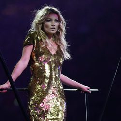Kate Moss de Alexander McQueen en la clausura de los Juegos Olímpicos de Londres 2012