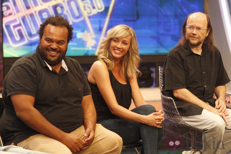 Carlos Jean, Anna Simón y Santiago Segura en la presentación de la nueva temporada de 'El Hormiguero'