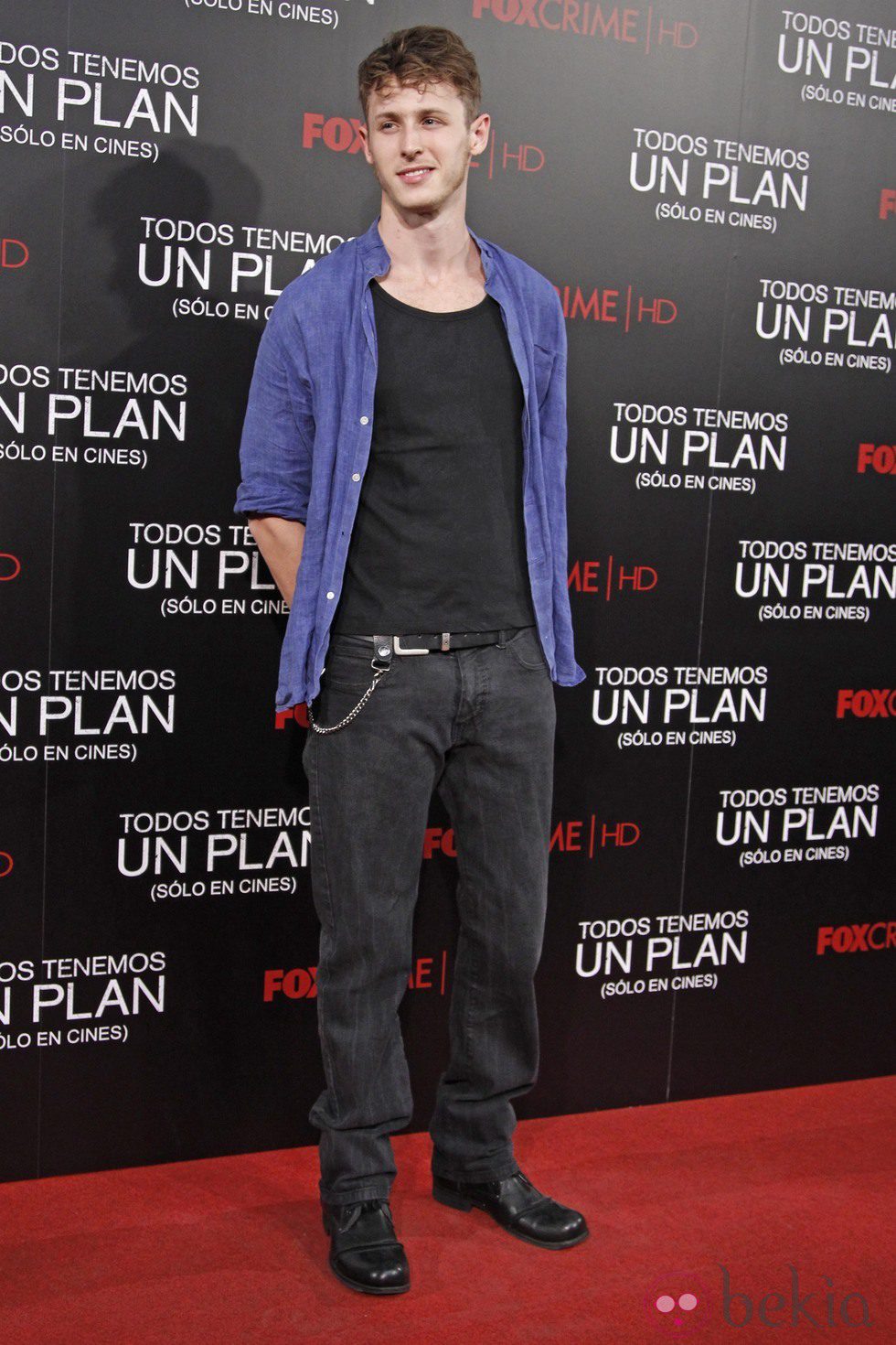 Nicolás Coronado en el estreno de 'Todos tenemos un plan'