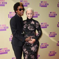 Wiz Khalifa y Amber Rose en los MTV Video Music Awards 2012