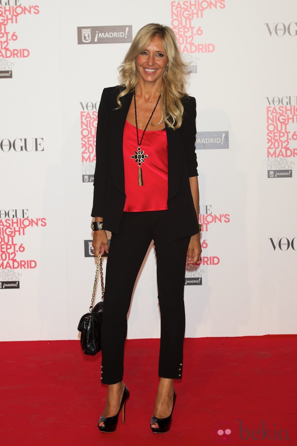 Marta Robles en la Madrid Fashion's Night Out 2012