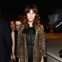 Alexa Chung en el front row de la Semana de la Moda de Nueva York
