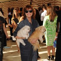Susan Sarandon en el front row de la Semana de la Moda de Nueva York