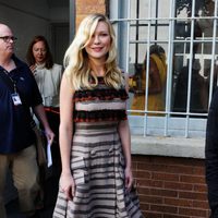 Kirsten Dunst en el front row de la Semana de la Moda de Nueva York