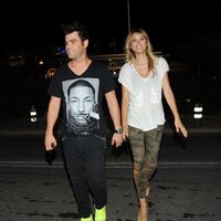 Alba Carrillo y Fonsi Nieto durante sus vacaciones en Ibiza