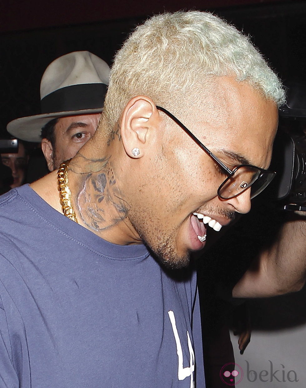Chris Brown con su nuevo tatuaje