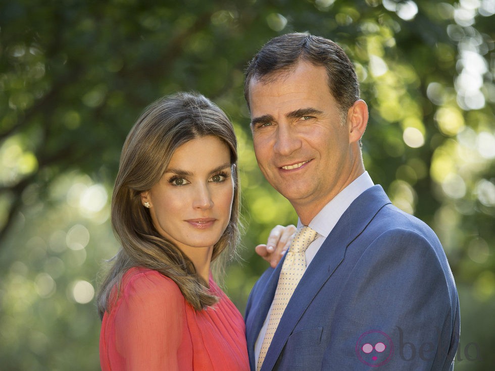 Los Príncipes Felipe y Letizia