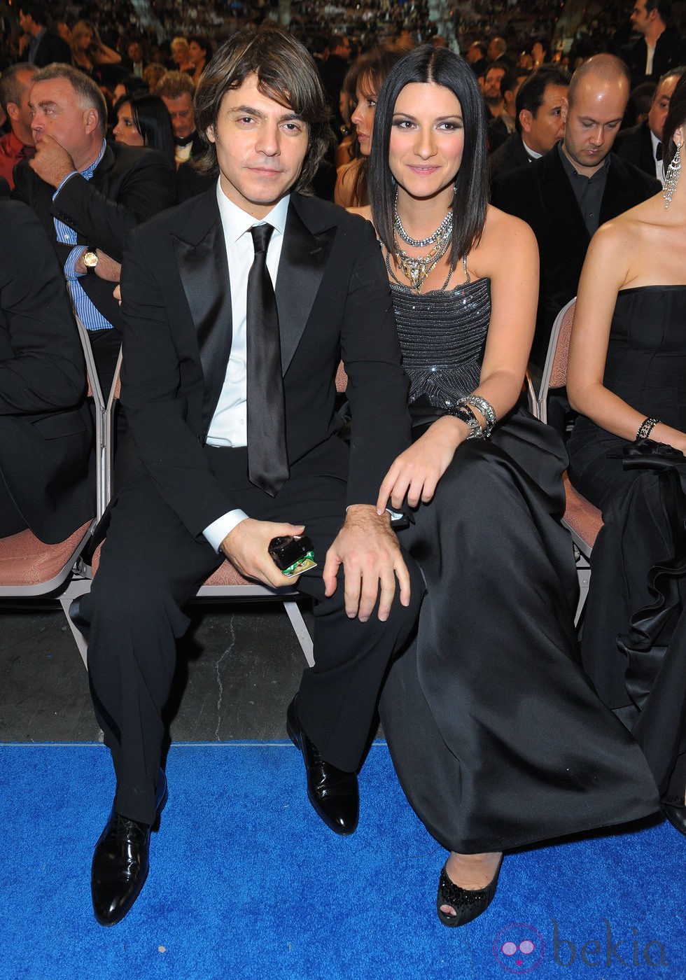 Laura Pausini y su novio Paolo Carta