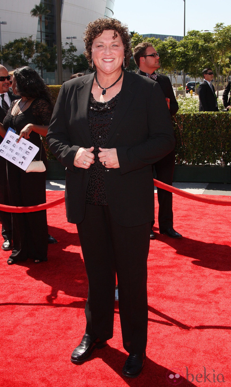Dot Marie Jones en los Emmy Creativos 2012 