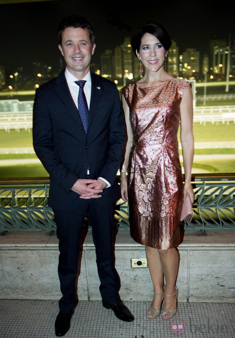 Federico y Mary de Dinamarca en una cena con empresarios en Brasil