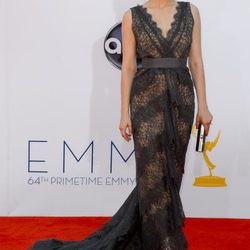 Anna Chlumsky en la alfombra roja de los Emmy 2012