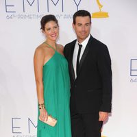 Carson Daly y Siri Pinter en los Emmy 2012