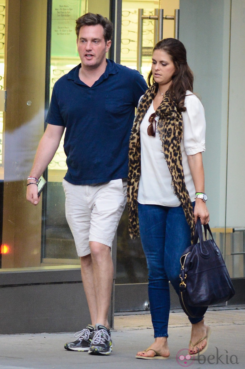 Magdalena de Suecia y Chris O'Neill paseando por Nueva York