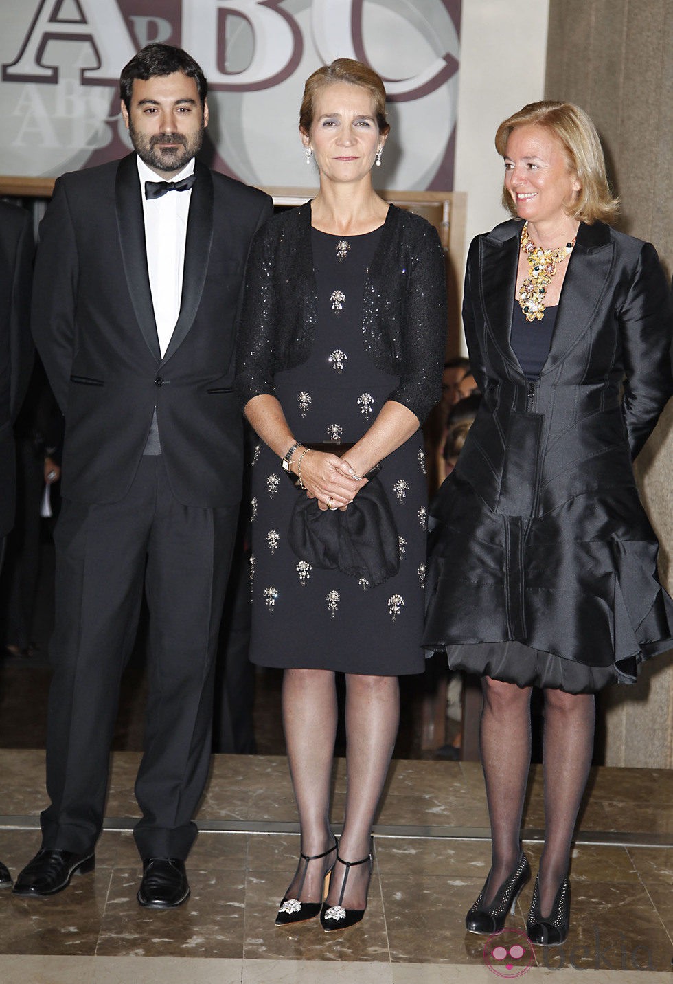 La Infanta Elena en la cena en honor a los galardonados con el premio Mariano de Cavia