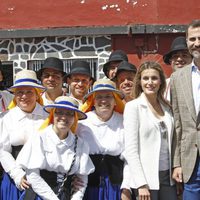 Los Príncipes Felipe y Letizia muy sonrientes en La Gomera