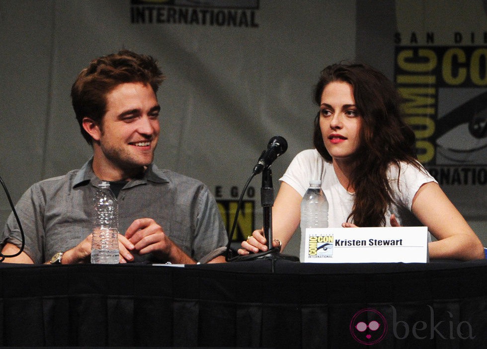 Robert Pattinson y Kristen Stewart promocionan 'Amanecer. Parte 2'