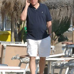 Alberto de Mónaco durante unas vacaciones en Marbella