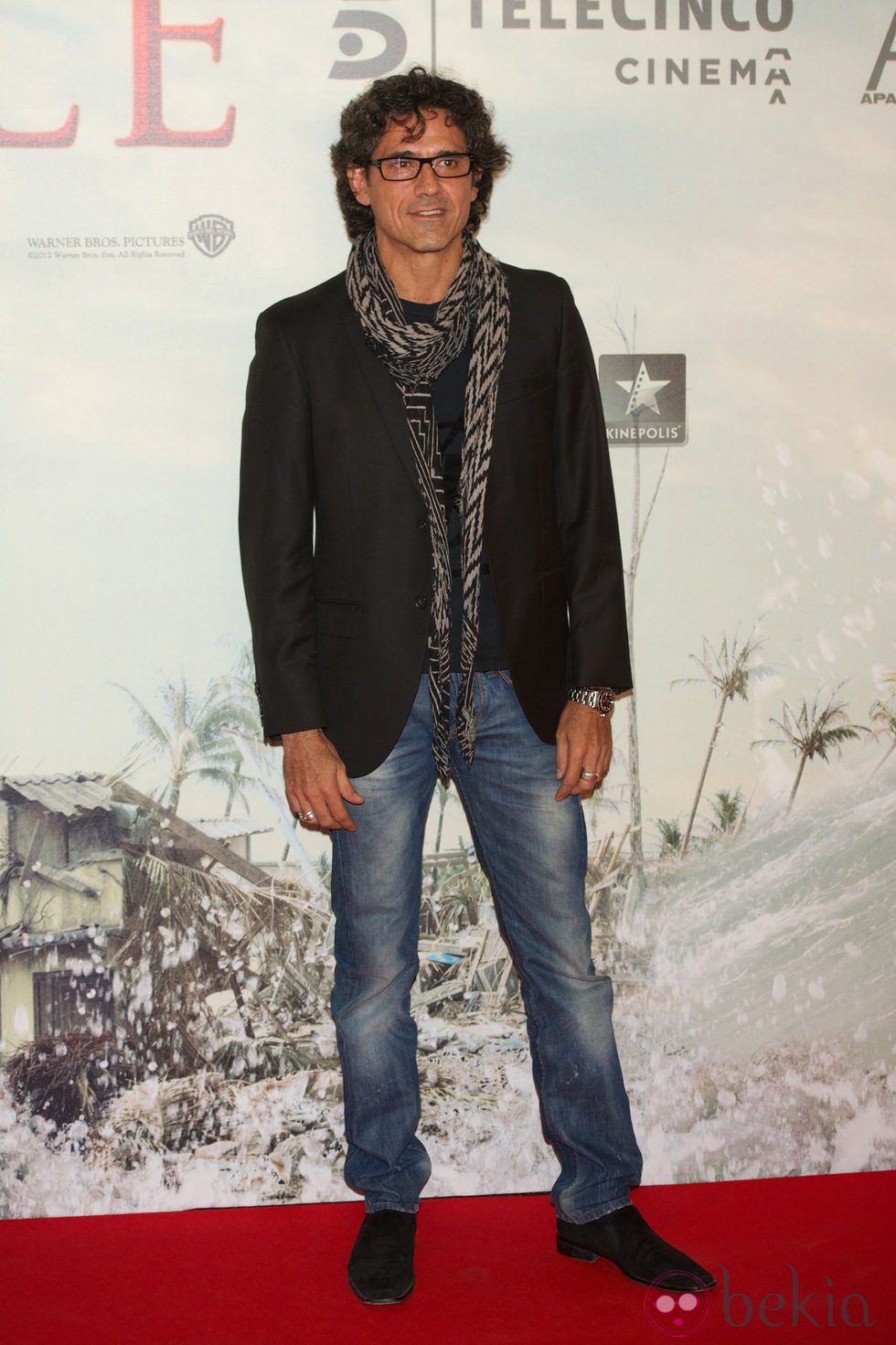Jesús Cabanas en el estreno de 'Lo Imposible' en Madrid