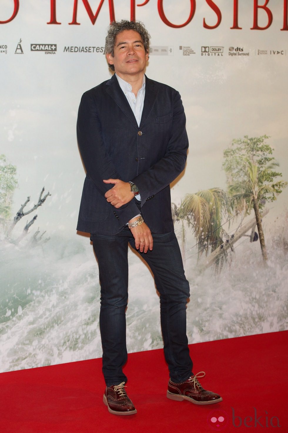 Boris Izaguirre en el estreno de 'Lo Imposible' en Madrid