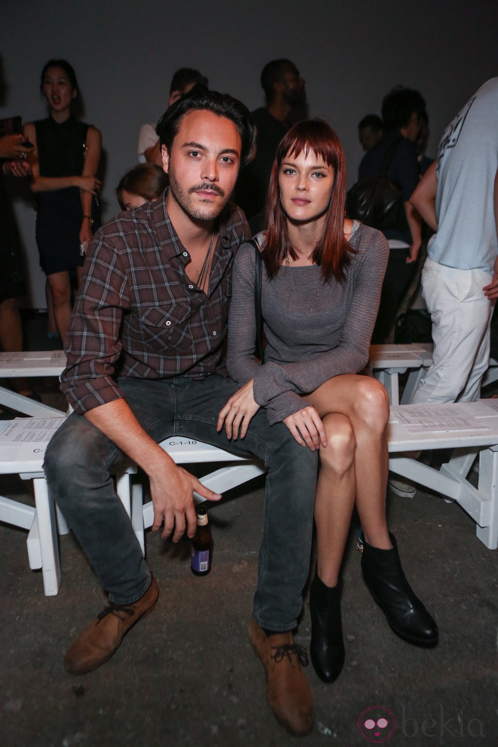 El actor Jack Huston y su novia Shannan Click