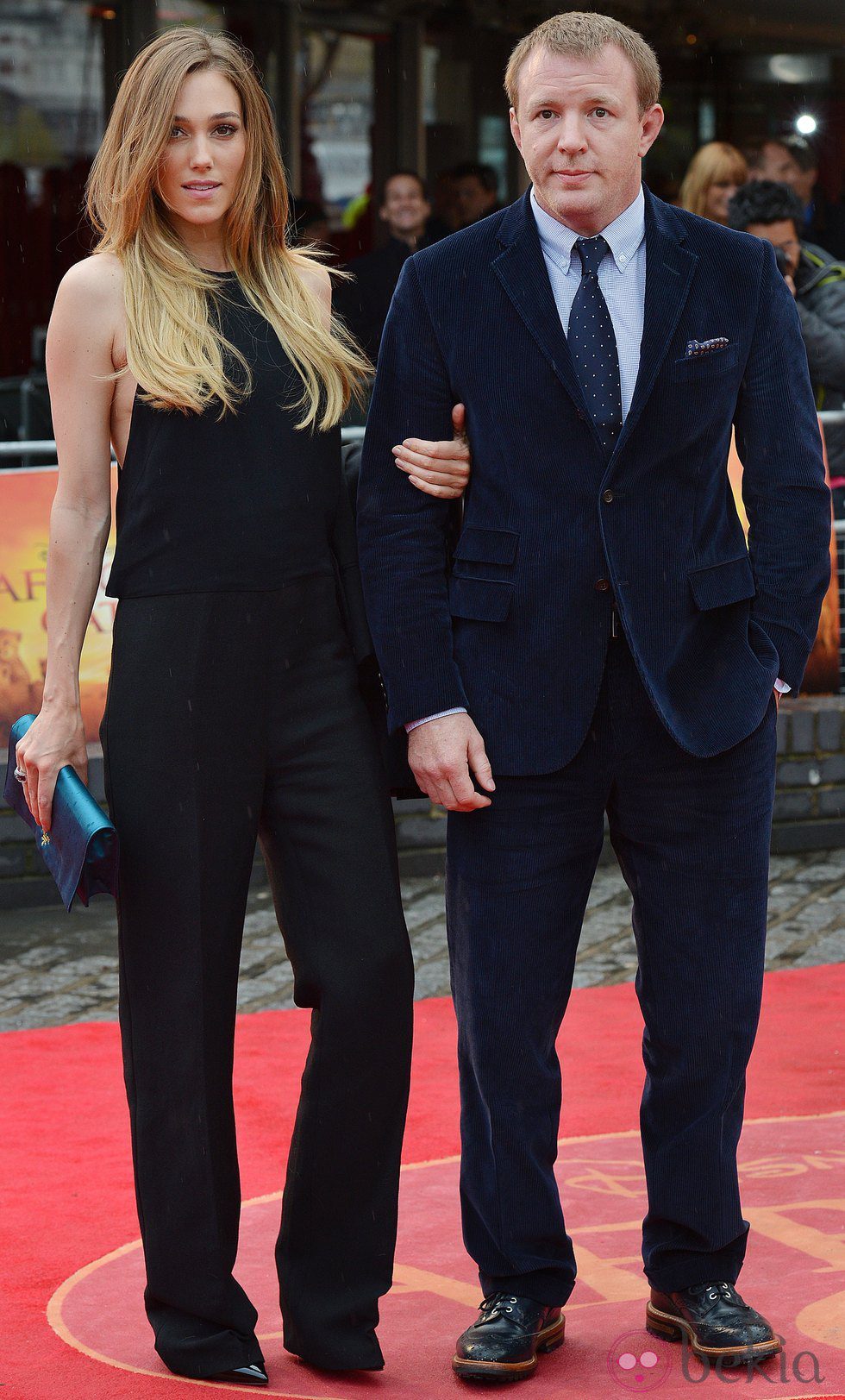 Guy Ritchie y Jacqui Ainsley en el estreno de 'African Cats'