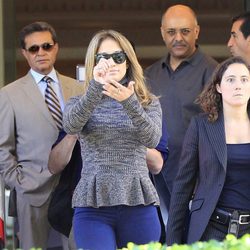 Jennifer Lopez se despide de la capital española tras su concierto
