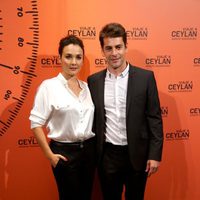 Adriana Domínguez y Eduardo Noruega en la presentación de un perfume
