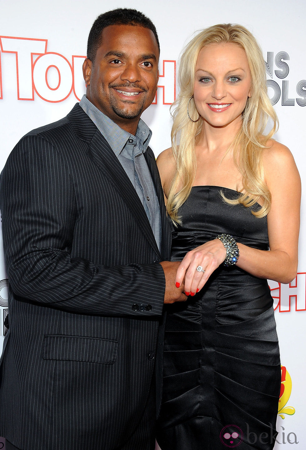 Alfonso Ribeiro y su mujer Angela Unkrich