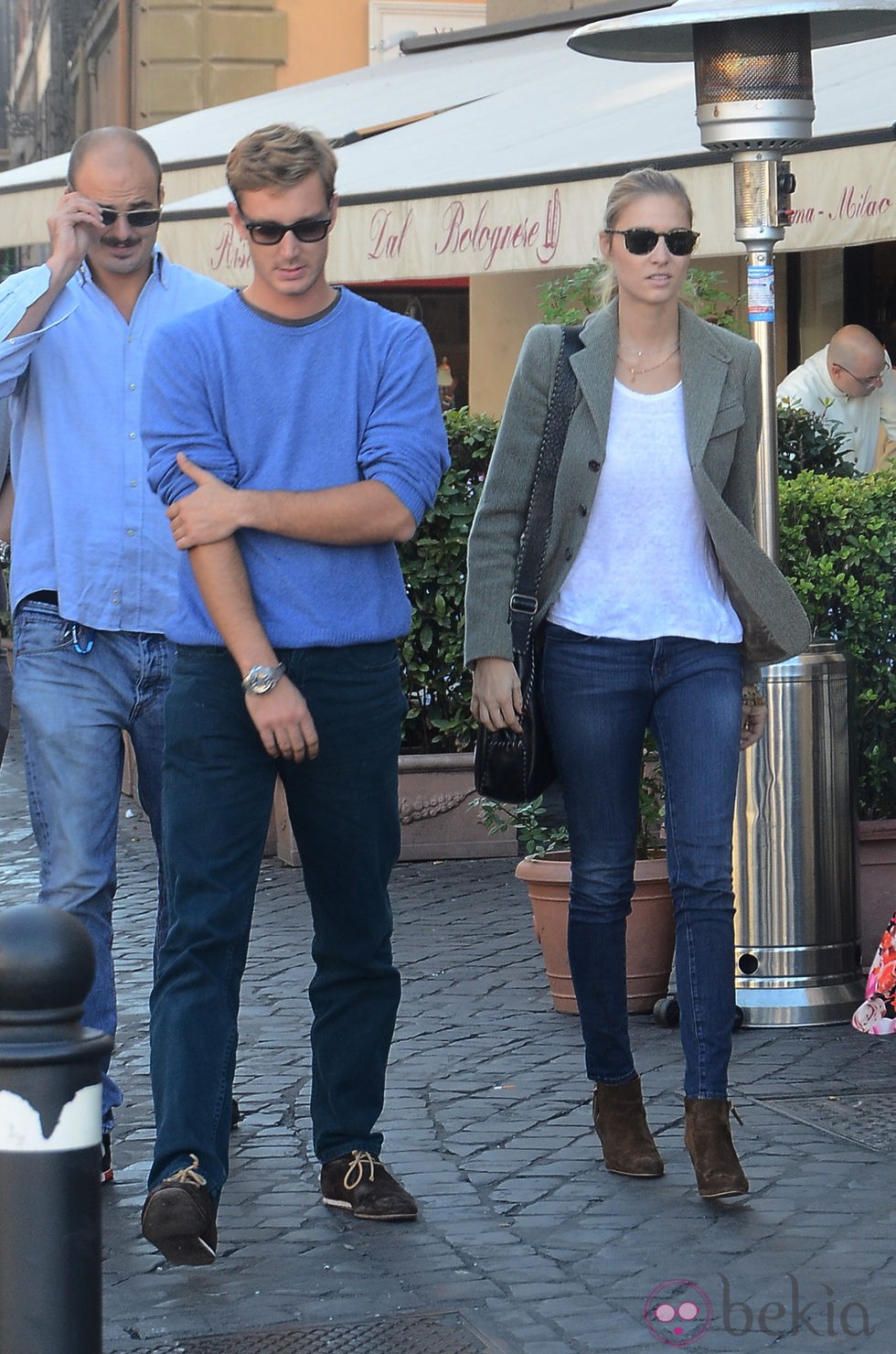 Pierre Casiraghi y Beatrice Borromeo en Roma
