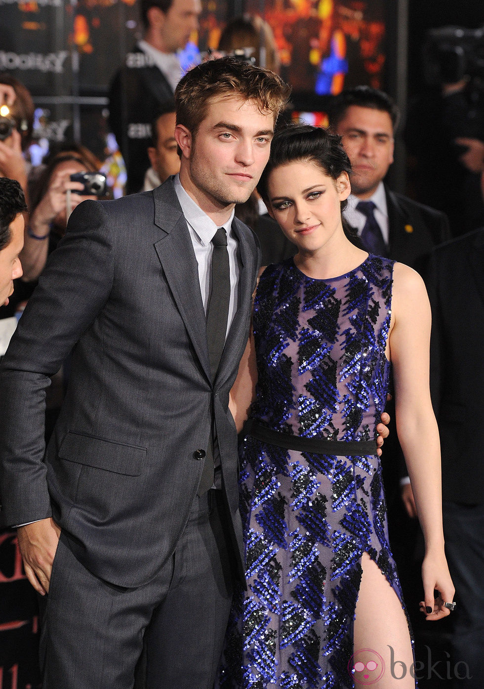 Robert Pattinson y Kristen Stewart en la preimière de 'Amanecer. Parte 1' 