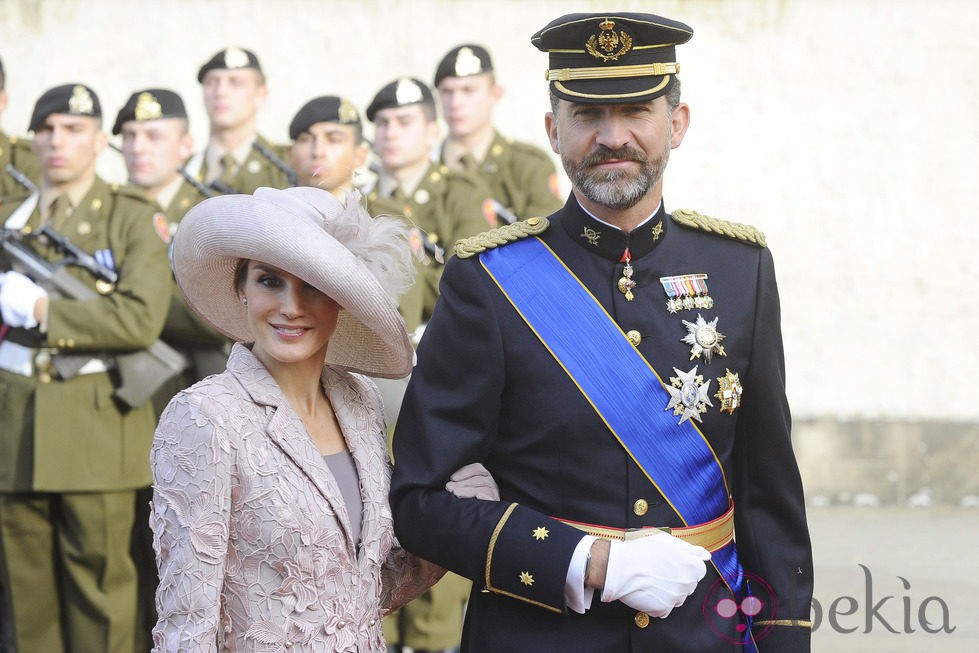 Los Príncipes de Asturias en la boda de Guillermo de Luxemburgo y Stéphanie de Lannoy