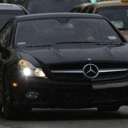 Shakira conduce su coche por Miami