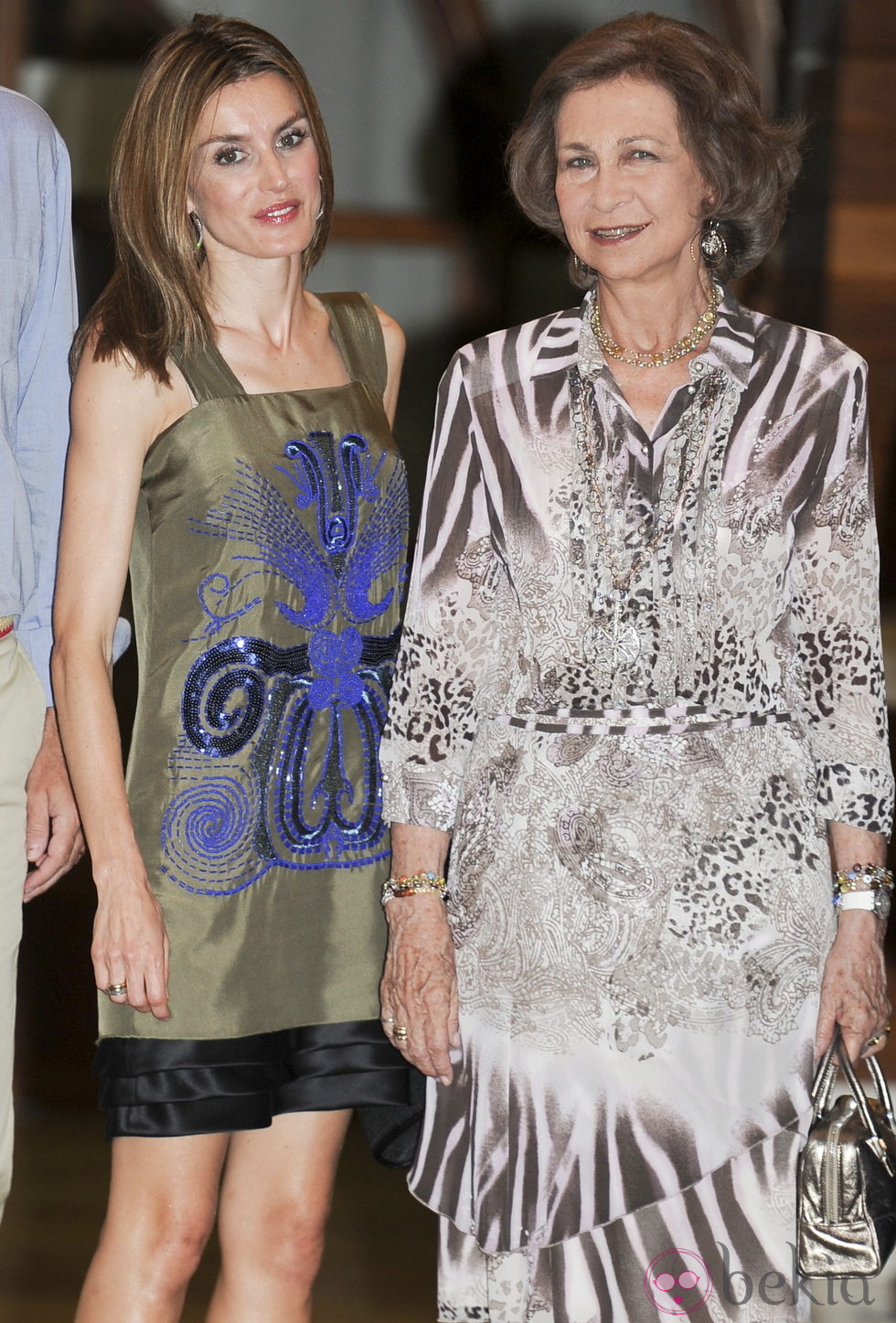 La Princesa Letizia y la Reina Sofía en la cena del 30º Aniversario de la Copa del Rey de Vela