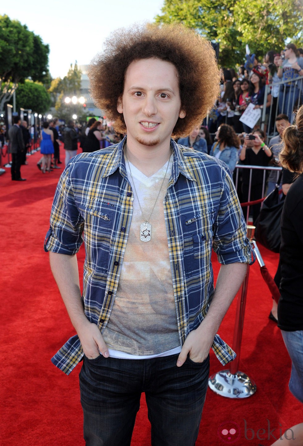 Josh Sussman en el estreno de 'Glee: The 3D Movie Concert' en LA