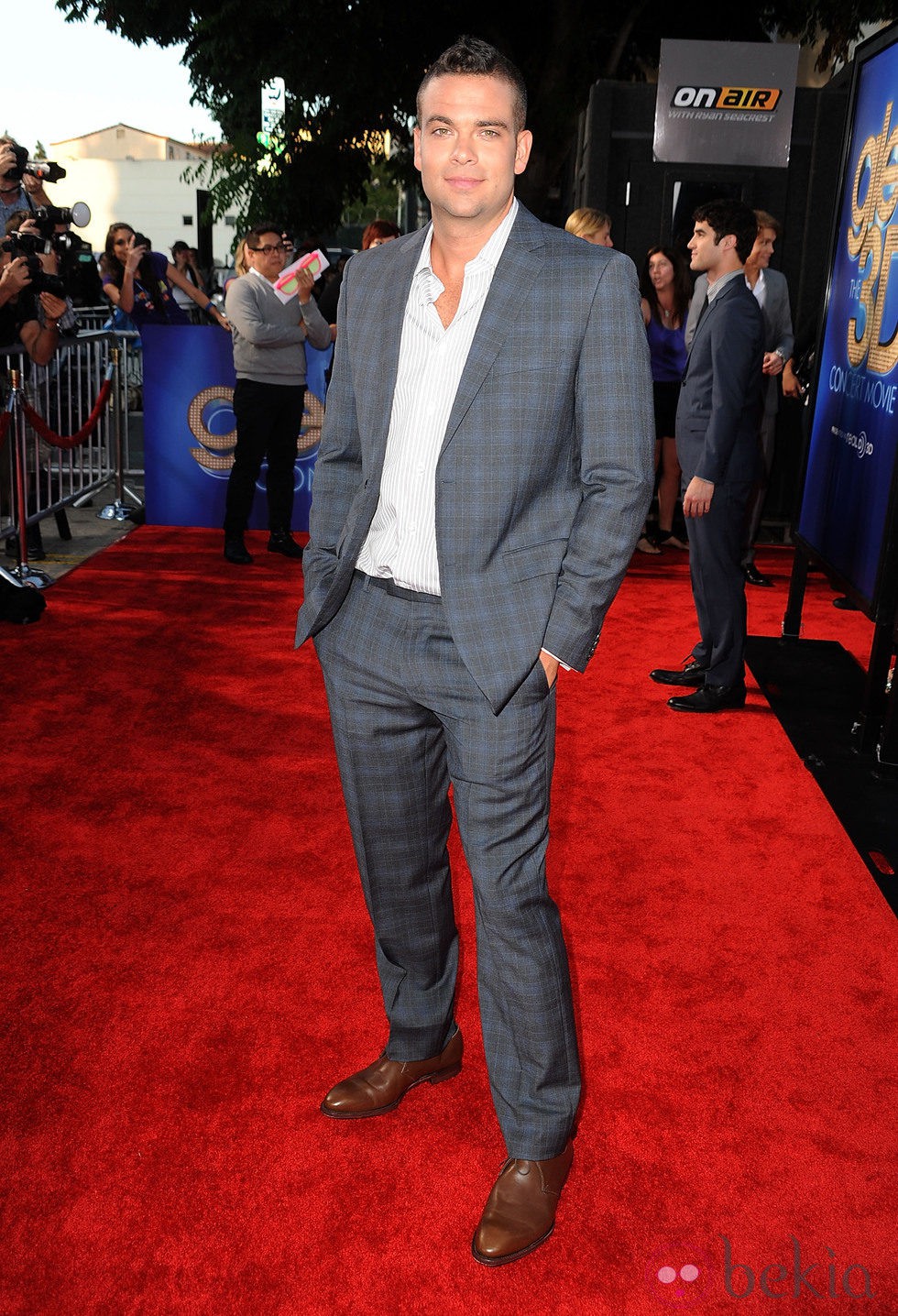 Mark Salling en el estreno de 'Glee: The 3D Concert Movie'