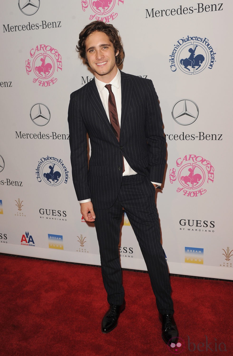 El actor Diego Boneta presente en el photocall del '26th Anniversary Carousel Of Hope Ball'