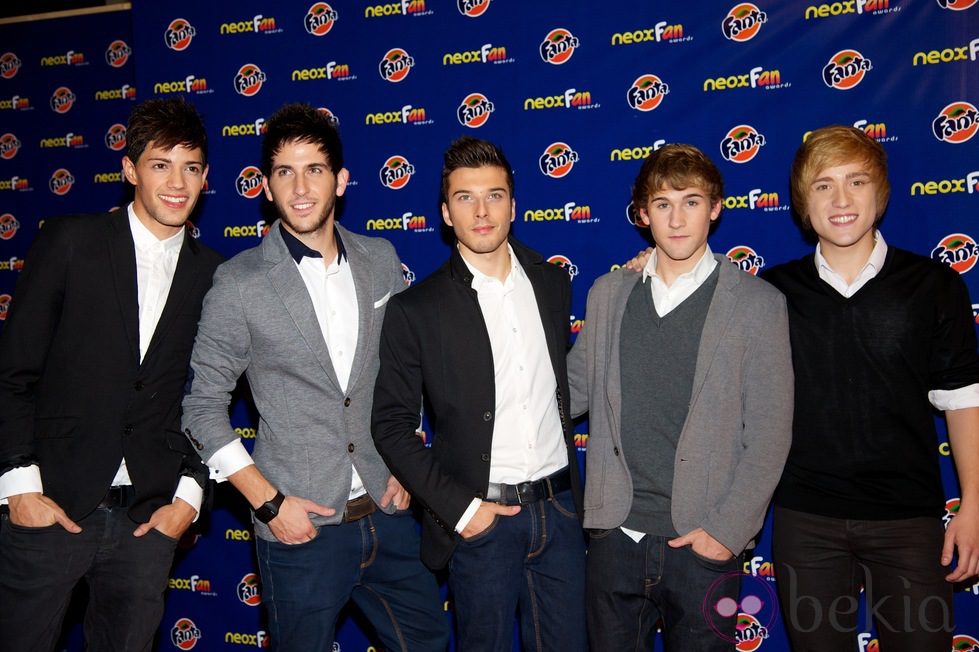 Auryn en los Neox Fan Awards 2012