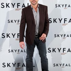 Javier Bardem en la presentación en Madrid de 'Skyfall'