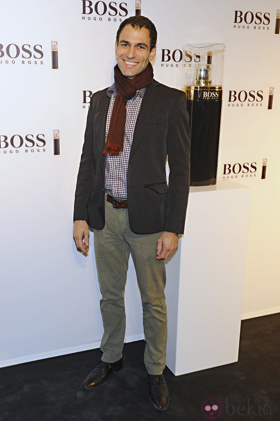 Dario Barrio en la presentación de un nuevo perfume de Hugo Boss en Madrid
