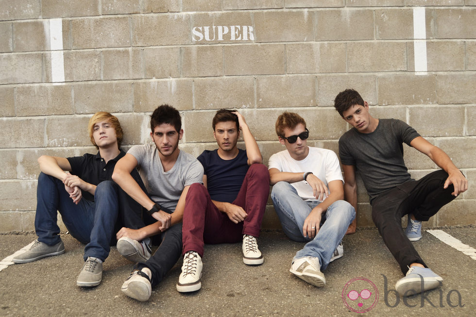 Carlos Pérez, Álvaro Gango, Blas Cantó, Dani Fernández y David Lafuente forman el grupo Auryn