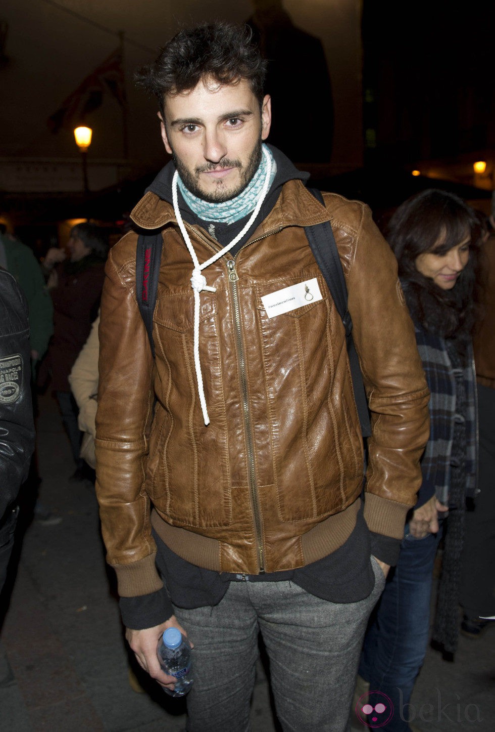 Asier Etxeandía en la manifestación de los actores en defensa de la Cultura