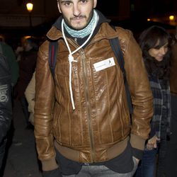 Asier Etxeandía en la manifestación de los actores en defensa de la Cultura