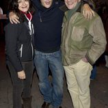 María Isasí, Sergio Peris Mencheta y Emilio Linder en la manifestación de los actores en defensa de la Cultura