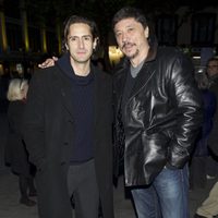 Juan Diego Botto y Carlos Bardem en la manifestación de los actores en defensa de la Cultura