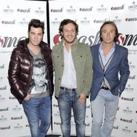 Fonsi Nieto y Juan Peña en la inauguración del restaurante 'Smash' en Madrid