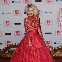Rita Ora en la alfombra roja de los MTV EMA 2012