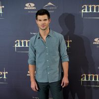 Taylor Lautner en la presentación de 'Amanecer. Parte 2' en Madrid