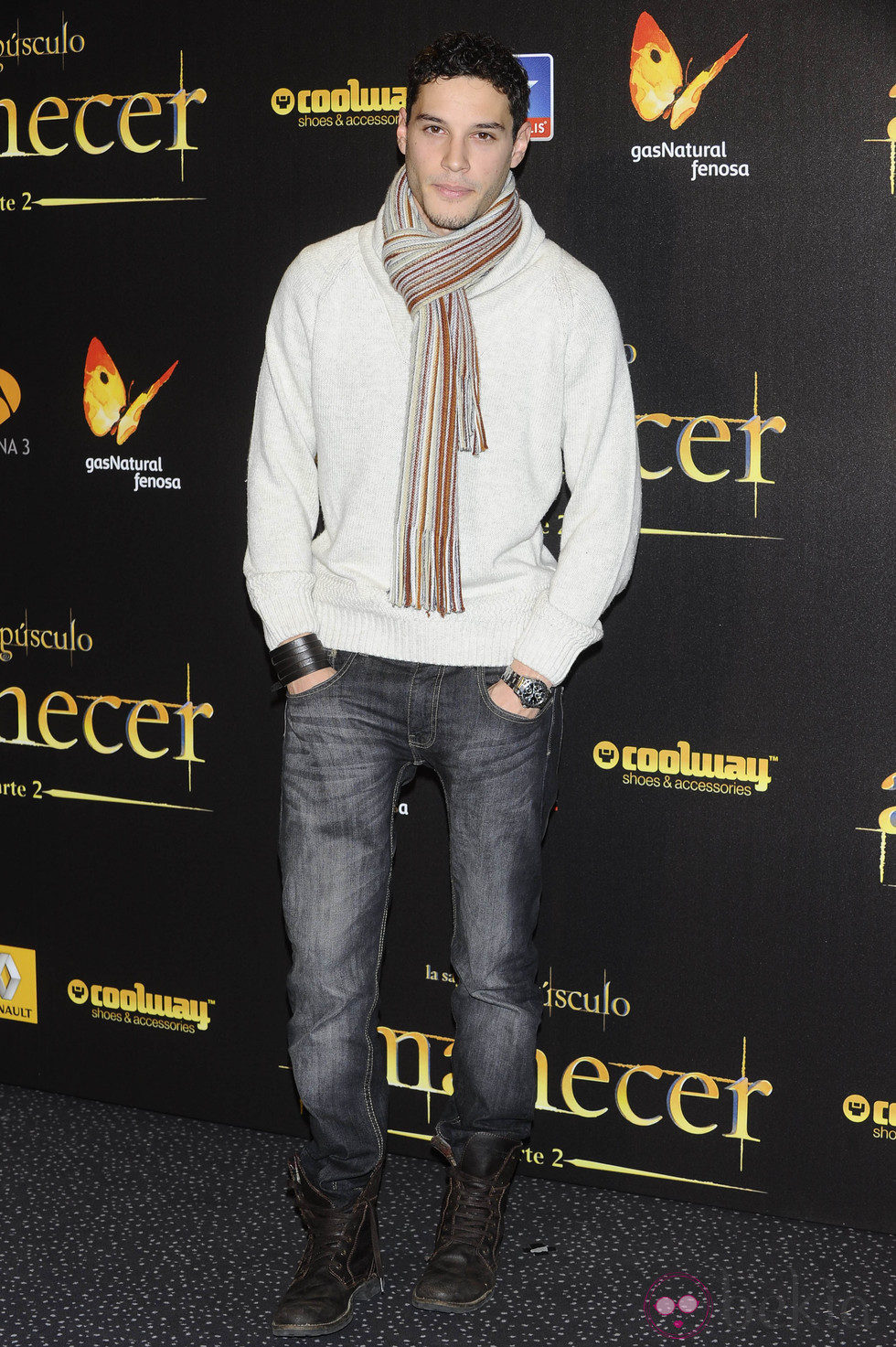Álex Martínez en el estreno de 'Amanecer. Parte 2' en Madrid