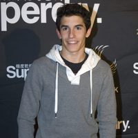 Marc Márquez en la inauguración de la tienda 'Internacional Superdry' en Madrid